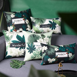 Nordic ins Pillow Set American-Style Living Room Sofa Cushion Headboard Backrest Car Lumbar Pillow Cushion Cover with Pillow Insert