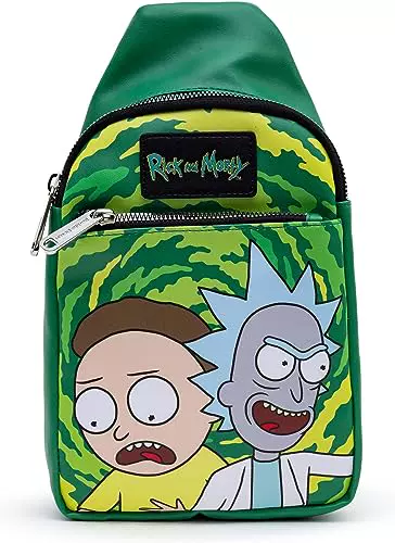 美国代购Rick and Morty瑞克和莫蒂官方进口正品斜挎包-Taobao