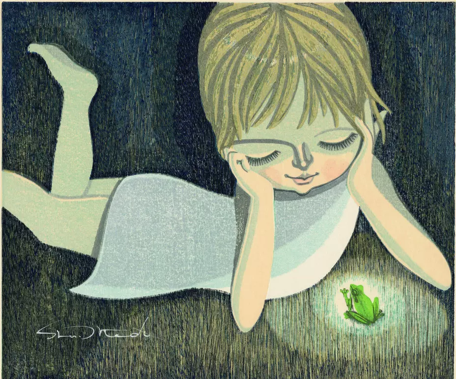 池田修三 D462【日本】池田修三(Shuzo Ikeda)木版画网传图库