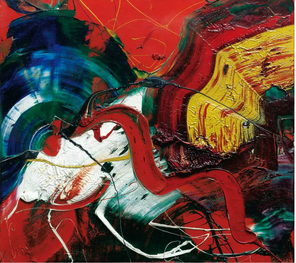 Shiro 抽象油彩画 郁金香数字油画diy兔子风景丙烯填充油彩画油画定制画画2025新款_