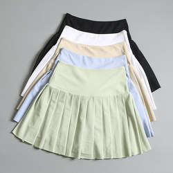Running fitness half length tennis badminton skirt thin summer