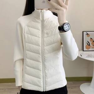 
Yoga clothing, fitness tops, lightweight sports base cotton clothing, women's windproof autumn and winter warm jackets for running