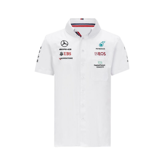 F1 メルセデス ポロシャツ メンズ 公式 Mercedes-AMG Petronas F1 Team Polos | DAZN