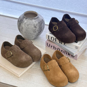 
Du Xiaodu genuine leather thick-soled Birkenstock shoes for women 2026 spring new fashion versatile lightweight heightening casual sports shoes