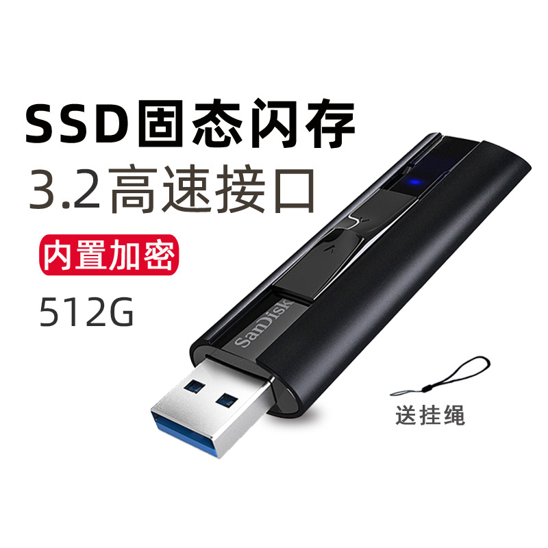 SANDISK ָ Ʈ USB ̺ CZ880 128 | 256 | 512G | 1T  3.2 ÷ ̺ ݼ б ӵ 420MB | S-
