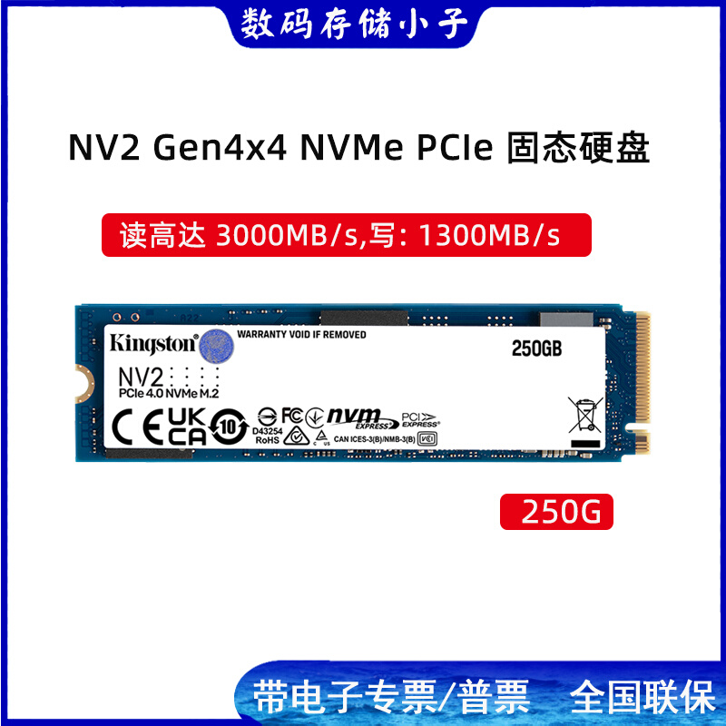 KINGSTON ָ Ʈ ̺ NV2 250G M.2 NVME PCLE4.0 Ʈ ũž ǻ SSD-