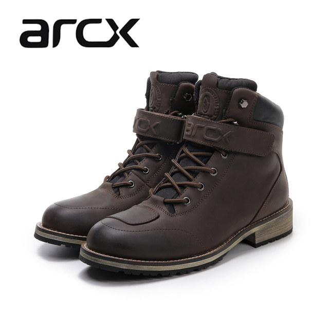 arcx/Yakushi motorcycle riding boots wear-resistant anti-fall racing shoes four-season Martin boots motorcycle shoes men's waterproof