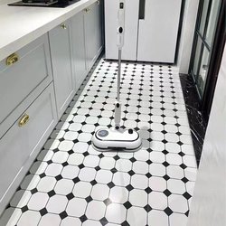 Kitchen Floor Mats Are Washable Pvc Leather Carpets That Are Waterproof, Oil-Proof, and Non-Slip, Covering a Large Area and Are Washable Floor Mats