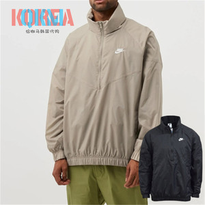 
Nike Nike men and women retro casual sports semi-zipper stand collar pullover sweater jacket DQ4911