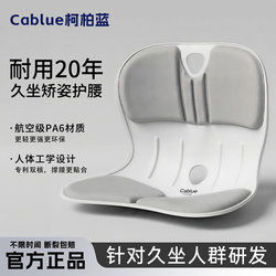 Cobalt Blue Pa6 High-Performance Lumbar Support Seat Cushion Gift Box Set, Full Excellence in Engineering Quality Award, Perfect Posture Correction Chair Cushion