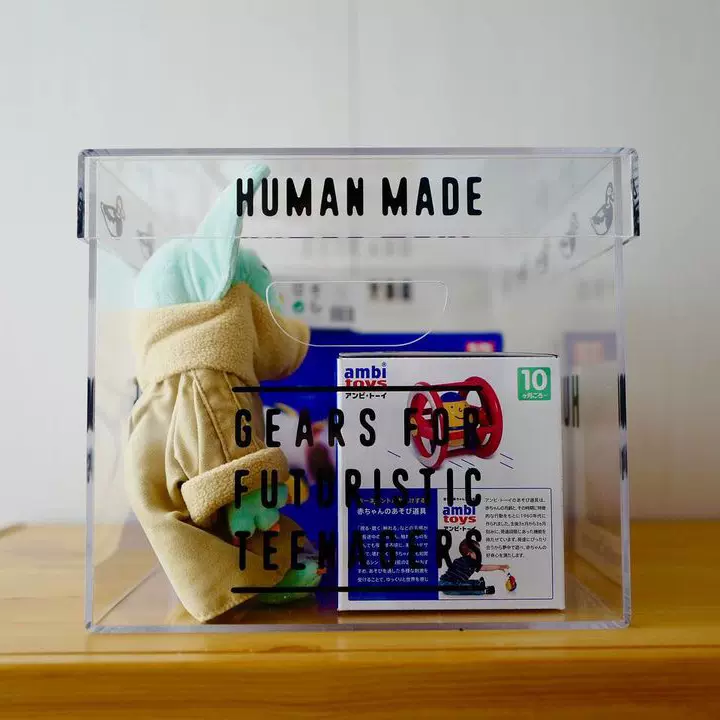 WCIB現貨Human made ACRYLIC FILE BOX壓克力鴨子愛心透明收納箱-Taobao