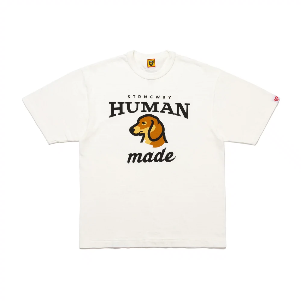 WCIB现货HUMAN MADE GRAPHIC T-SHIRT狗头猎犬竹节棉短袖T恤2606-Taobao