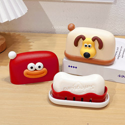 Travel Portable Soap Box with Lid for Draining 2025 New High-Looking Double-Layer Sealed Mini Soap Box