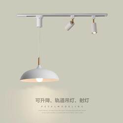 Modern Minimalist Creative Personality Adjustable Track Dining Table Restaurant Island Bar Pendant Light Fixture