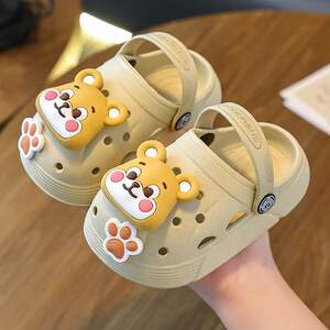 
[History] Children's slippers and hole shoes for babies, super soft boys, wearing the beach, anti-slip, cute