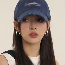 【Xiangnan】999 Silver Hoop Earrings, High-End Style for Women, Simple Hoop, 2025 New Niche Hot Item, Light Luxury Earrings