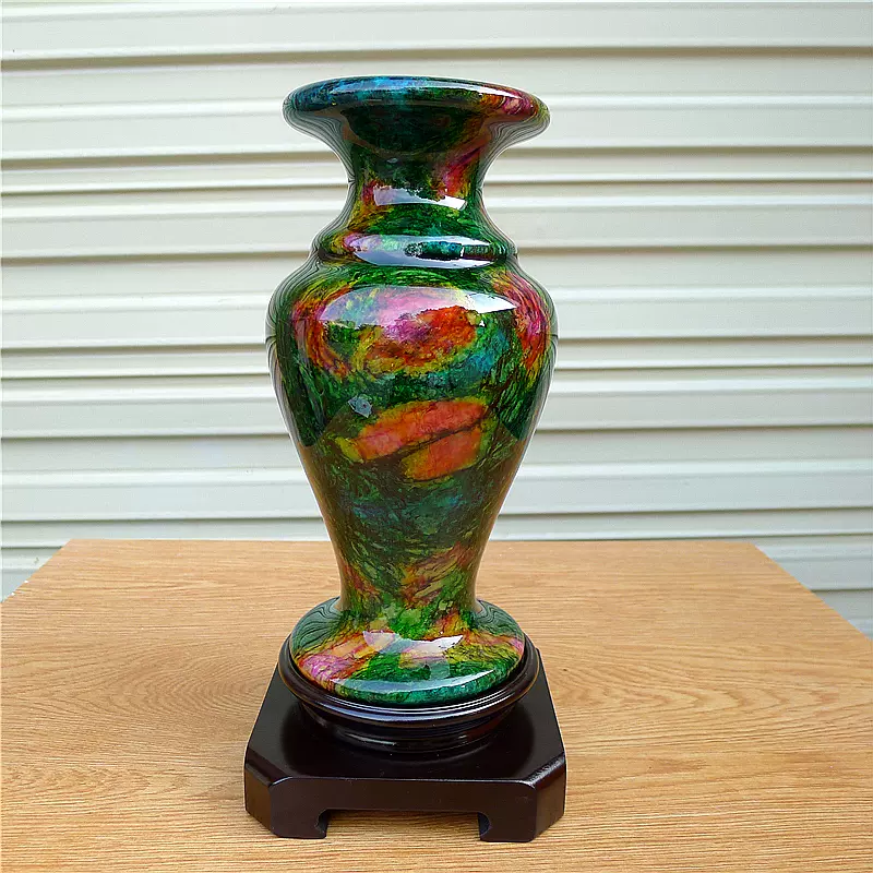台湾七彩玉 花瓶