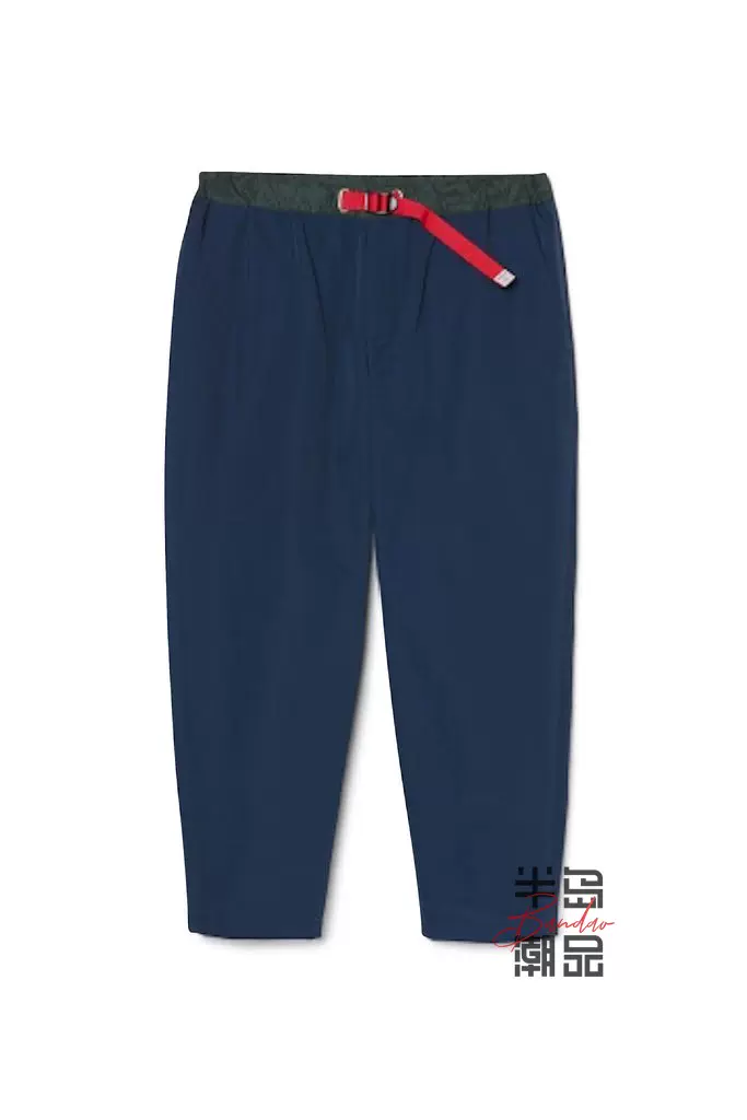 日本Kolor Beacon 23AW 拼色拼接腰带休闲裤23WBM-P06139-Taobao