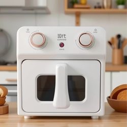 6L Cream Style Large Capacity Air Fryer Oven All-In-One Household Visual Multi-Function French Fries Machine European Standard