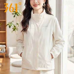 
361 Sports Windbreaker Women's 2026 Spring New Hooded Windproof Jacket Casual Jacket 562614201
