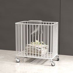 Yoga Mat Storage Basket with Wheels, Home Dumbbell Storage Basket, Fitness Equipment Storage Tube, Gap Storage Rack