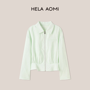 
Qiu Yingying 'Skirt Jacket' Lyocell Simple Jacket Lazy Breathable Short Jacket