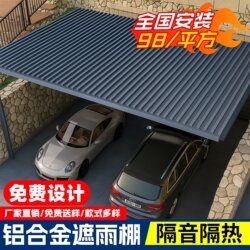 Aluminum Alloy Rain Shelter Car Awning Outdoor Courtyard Rainproof Parking Shed Rural Yard Rooftop Eaves Home Use