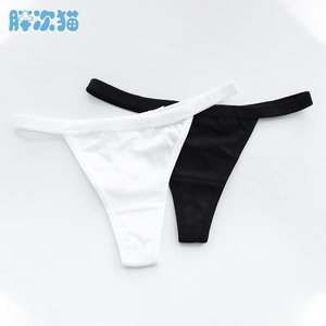 Simple simplicity thong low -waist sexy cotton small inner trousers underwear female triangle female briefs Japanese cute
