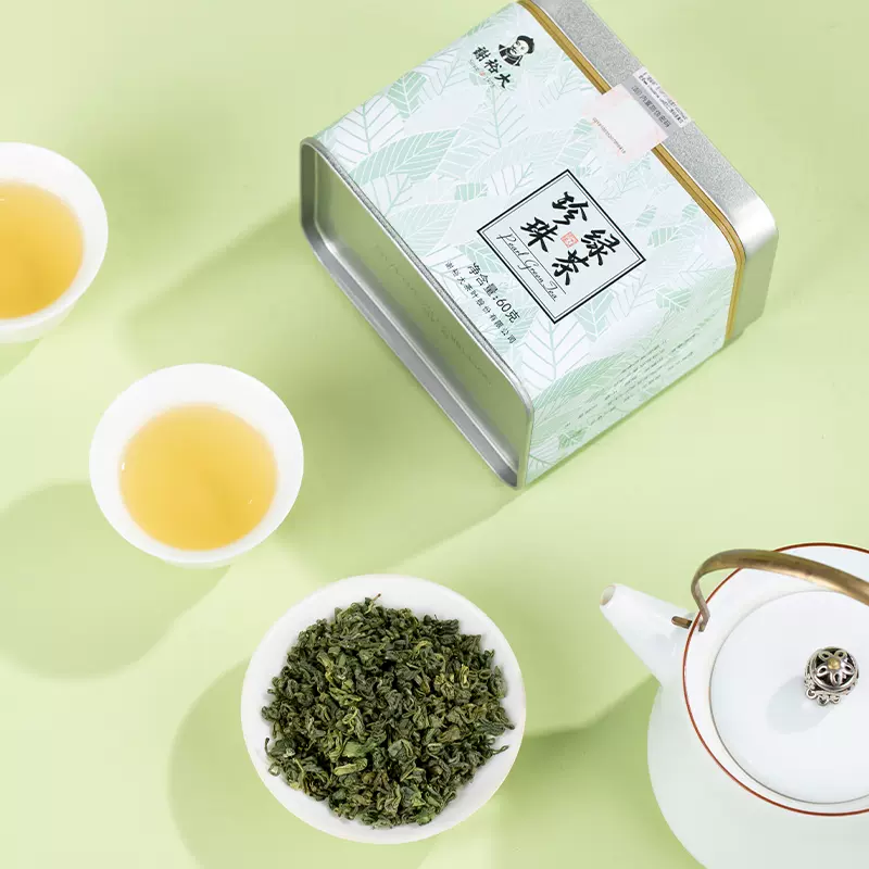 中华老字号， 谢裕大 2023年新茶特级珍珠绿茶罐装60g
