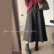 Mao Li Xiaoshi retro, old temperament casual half body A -line medium long skirt female autumn
