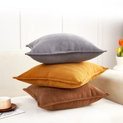 Chenille Nordic Modern Minimalist Solid Color Large Cushion Living Room Pillow Sofa Throw Pillow Backrest Pillow Cover Without Insert