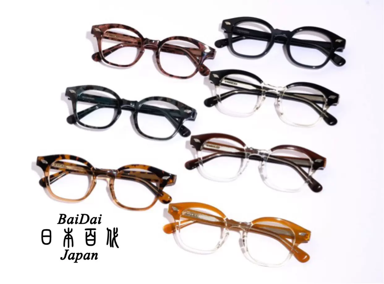 日本代購 白山眼鏡店 WEEPS TWO-TONE 全框 板材眼鏡架 手工製作-Taobao