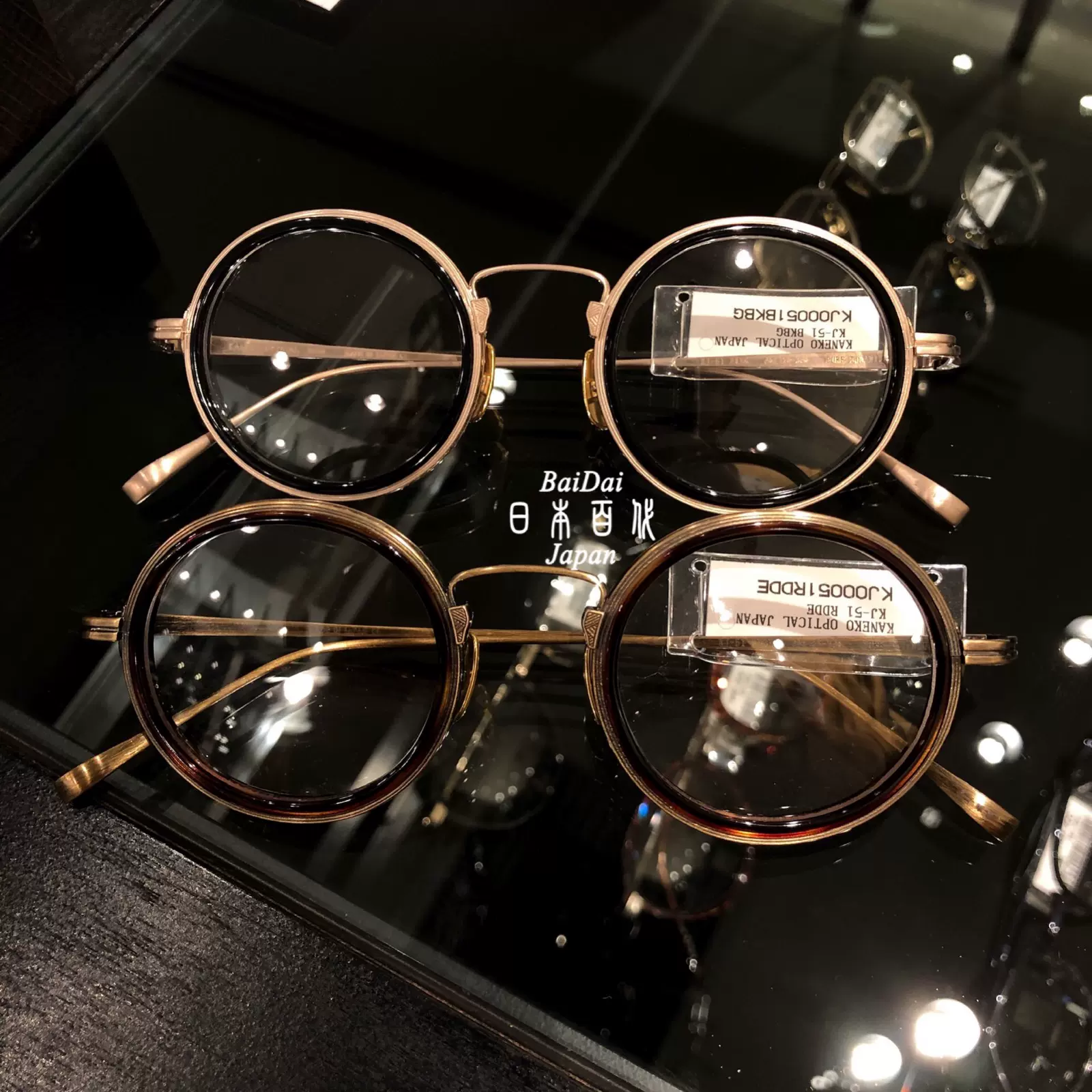 日本代購金子眼鏡KANEKO OPTICAL KJ-51圓框鈦合金眼鏡架20SS-Taobao