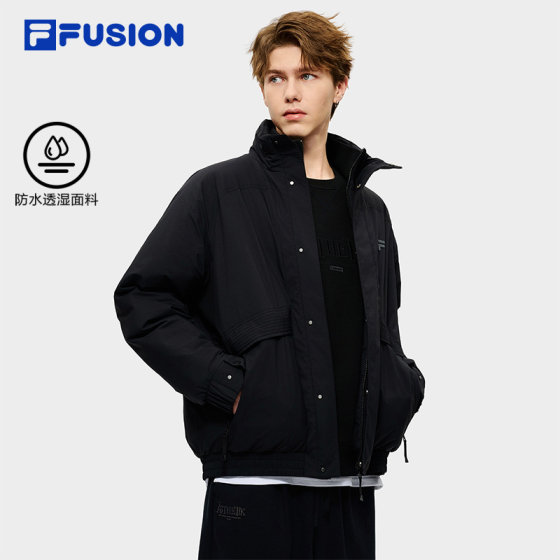 
FILA FUSION Fila trendy brand cotton jacket for men 2026 spring new fashion casual loose warm jacket