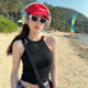 Black halter neck with chest pad suspender women's inner wear 2025 spring and summer new slim vest beautiful base top