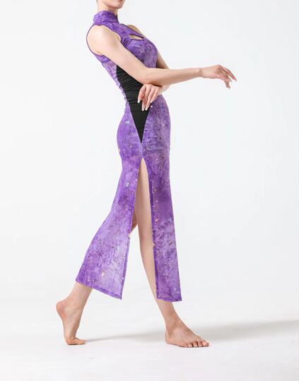 knee length dresses for ladies Oriental Mesh Vintage Dress -Elegant style with One Piece Dress – Serendute main image 1