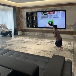 High-Quality Imported Large House/2026 Wool Italian-Style Carpet, Waterproof and Stain-Resistant, Modern Minimalist High-End Living Room Carpet