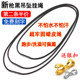 XD free silver buckle pendant lanyard men's and women's jewelry pendant necklace rope black wax leather rope jade pendant pendant rope