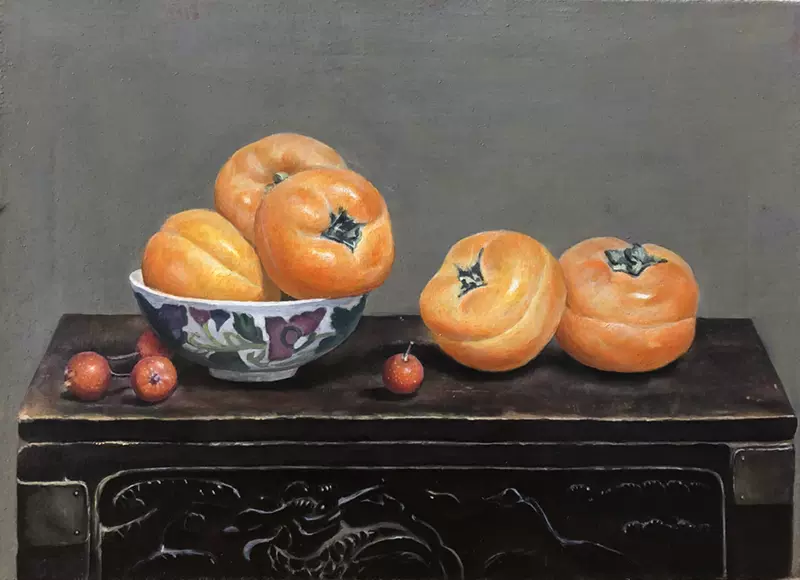 古典油画静物视频多层提白罩染间接画法学习示范全过程视频