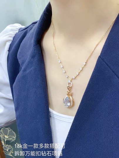 CHOW TAI FOOK ゴールド ネックレス 約50cm CHOW TAI FOOK ゴールド