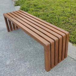 Park Benches, Outdoor Courtyard Benches, Landscape Benches, Public Rest Benches, Metal Anti-Corrosion Wood Grain Benches, Shopping Mall Seating