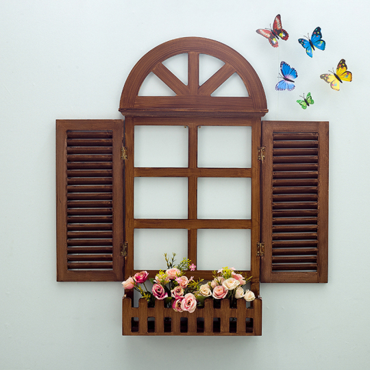 Decorazione per finestre in legno - Calice - Fatto a mano