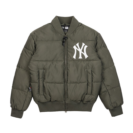NEWERA New Yahua MLB couple jacket men and women NY big standard warm cotton jacket 12557989
