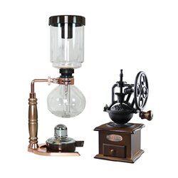 Siphon Coffee Pot Set Glass Siphon Pot Home Hand-Brewed Siphon Pot Coffee Utensil Set Coffee Machine