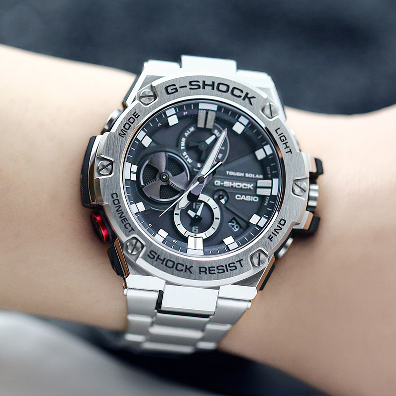 G-SHOCK GST-B100D-1AJF ソーラー　Bluetooth Casio G-Steel Tough Solar Chronograph with Bluetooth GST