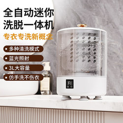 Underwear Washing Machine, Small Fully Automatic Mini Turbine Washing Machine for Underwear and Socks, Special All-In-One Device