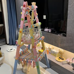 [Finished Product] Enlarged and Widened Solid Wood Cat Climbing Frame Dopamine Wood Ladder DIY Cat Boredom-Relief Toy Cat Bed