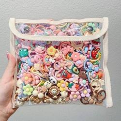 Baby Hair Ties, Children's Elastic Bands for Braiding, Non-Damaging to Hair, Small Thumb-Sized Hair Ties for Babies, Girls' Hair Ties, Hair Accessories