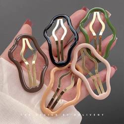 Cloud-Shaped Hollow Hair Clip for Bangs, Side Hair Clip, Hair Accessory, Hairpin for Women, Back of the Head