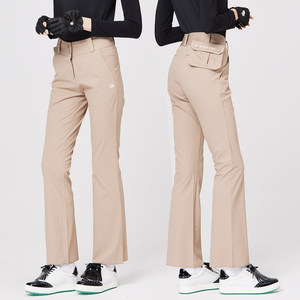 
26BG New Golf Pants Women's Pants Spring and Summer High-waisted Slimming Elastic Women's Golf Pants Outdoor Sports Boot-Up Pants